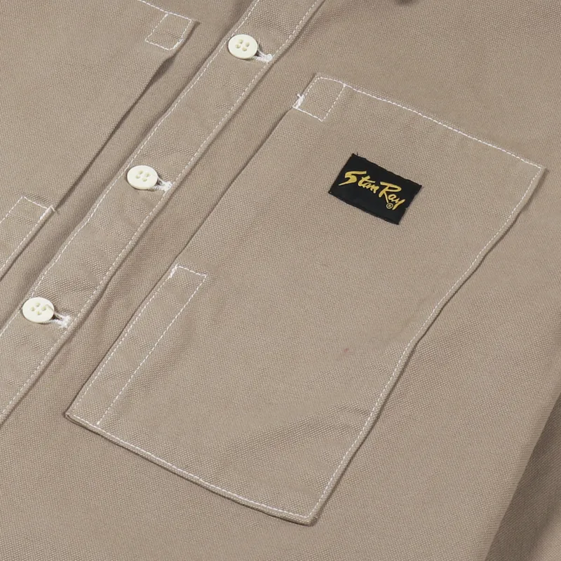 Stan Ray Prison Shirt Khaki Duck-8