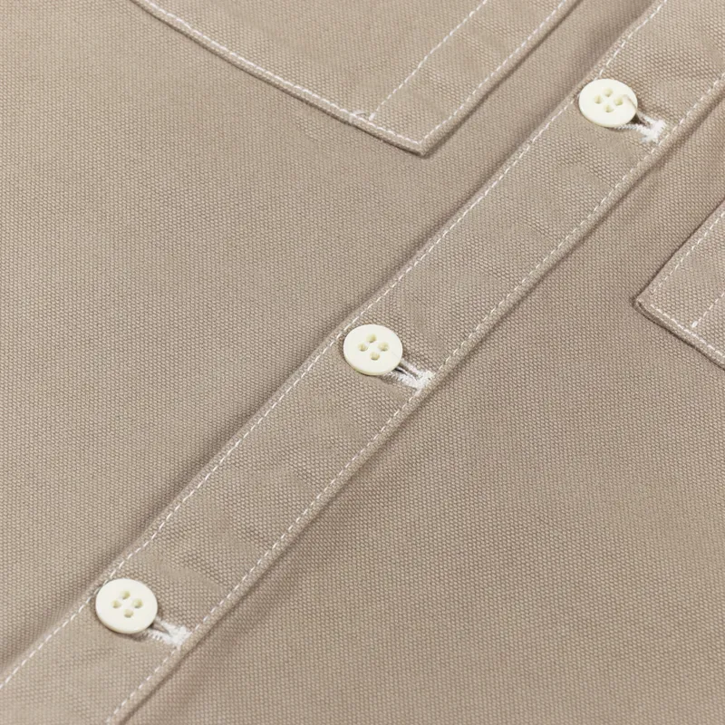 Stan Ray Prison Shirt Khaki Duck-7