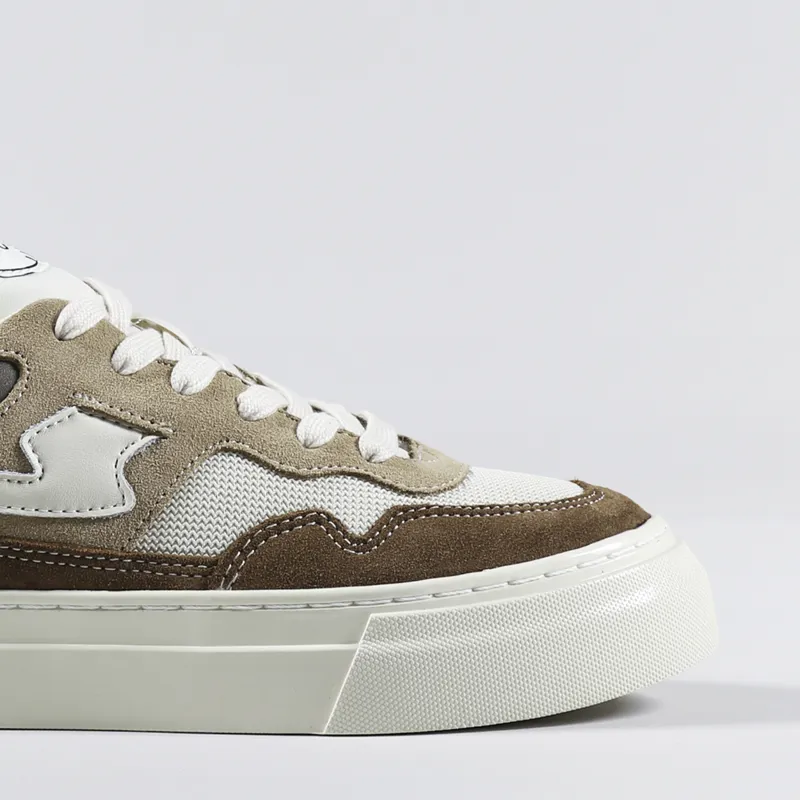 Stepney Workers Club Womens Pearl S-Strike Shoes Suede Mix Bark-6