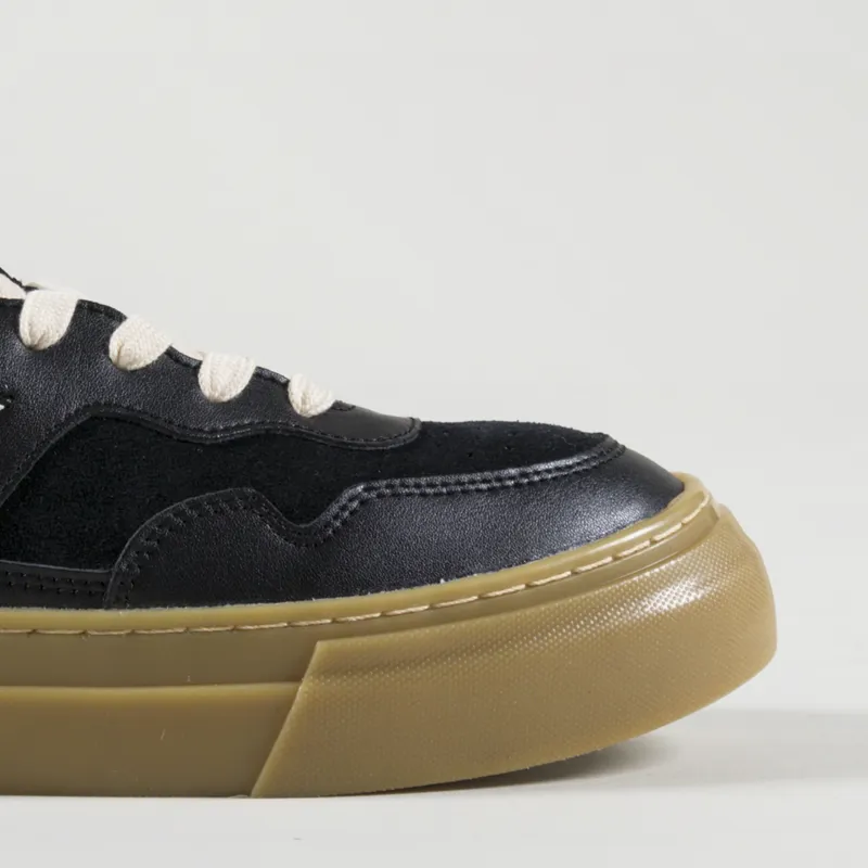 Stepney Workers Club Pearl S-Strike Shoes Leather Mix Black Gum-6