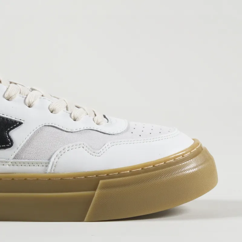 Stepney Workers Club Pearl S-Strike Shoes Leather Mix White Gum-6