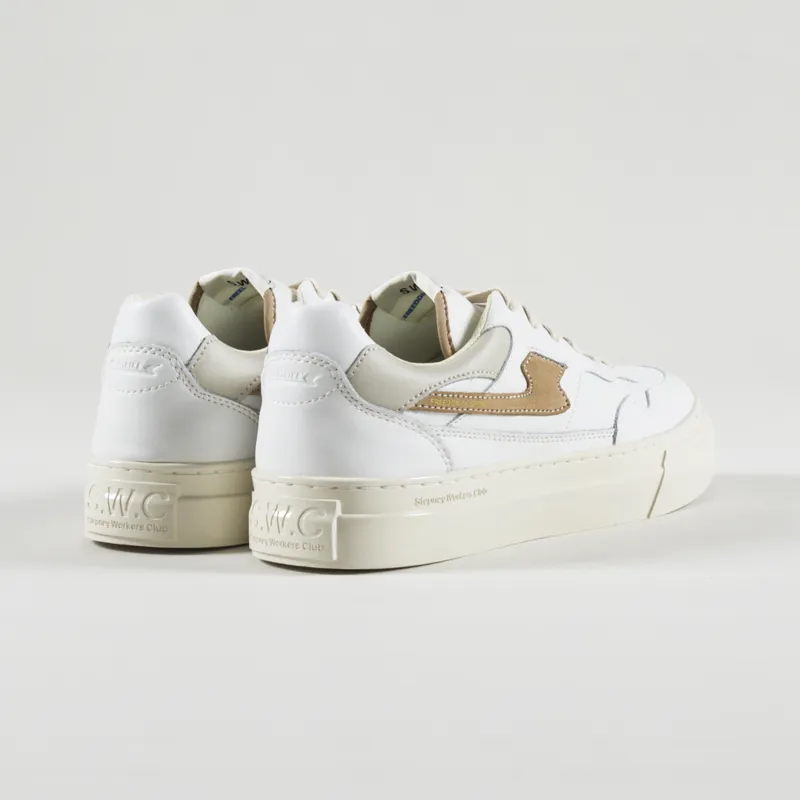 Stepney Workers Club Pearl S-Strike Shoes Leather White Earth-3