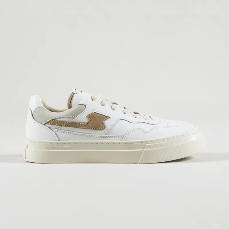 Stepney Workers Club Pearl S-Strike Shoes Leather White Earth-4
