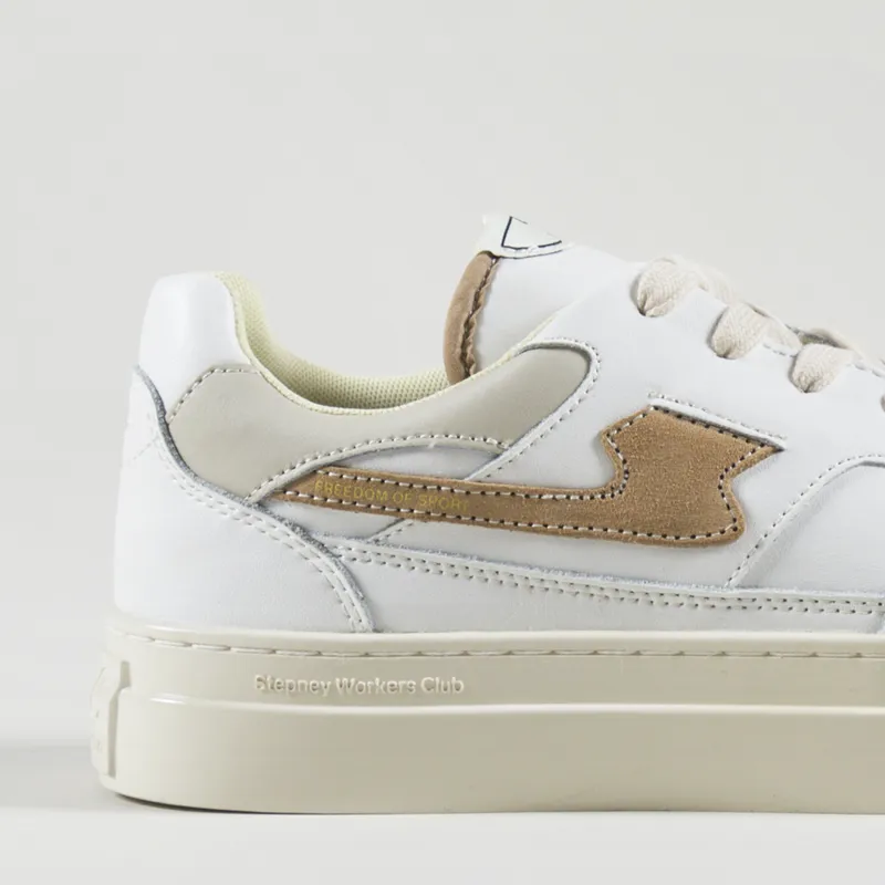 Stepney Workers Club Pearl S-Strike Shoes Leather White Earth-5