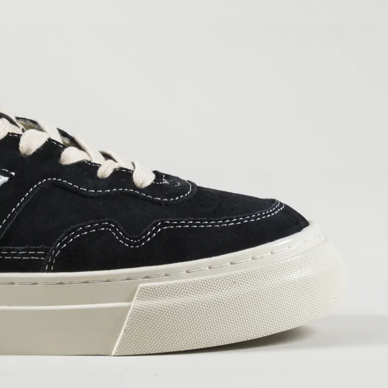 Stepney Workers Club Womens Pearl S-Strike Shoes Suede Black White-6