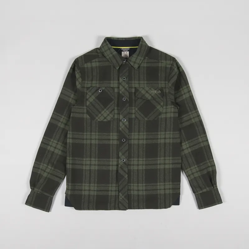 Rab Perimeter Long Sleeve Shirt Chlorite Green