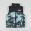 The North Face 1996 Retro Nuptse Insulated Down Vest Wasabi Ice Dye Print