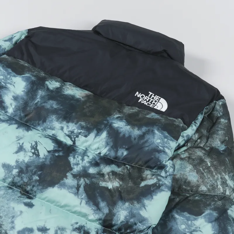 The North Face 1996 Retro Nuptse Insulated Down Jacket Wasabi Ice Dye Print-7