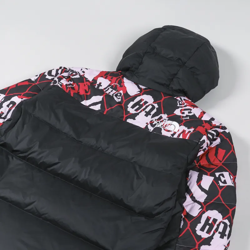 The North Face Printed Himalayan Down Parka Lavender Fog Cole Navin Halfdome Print-5