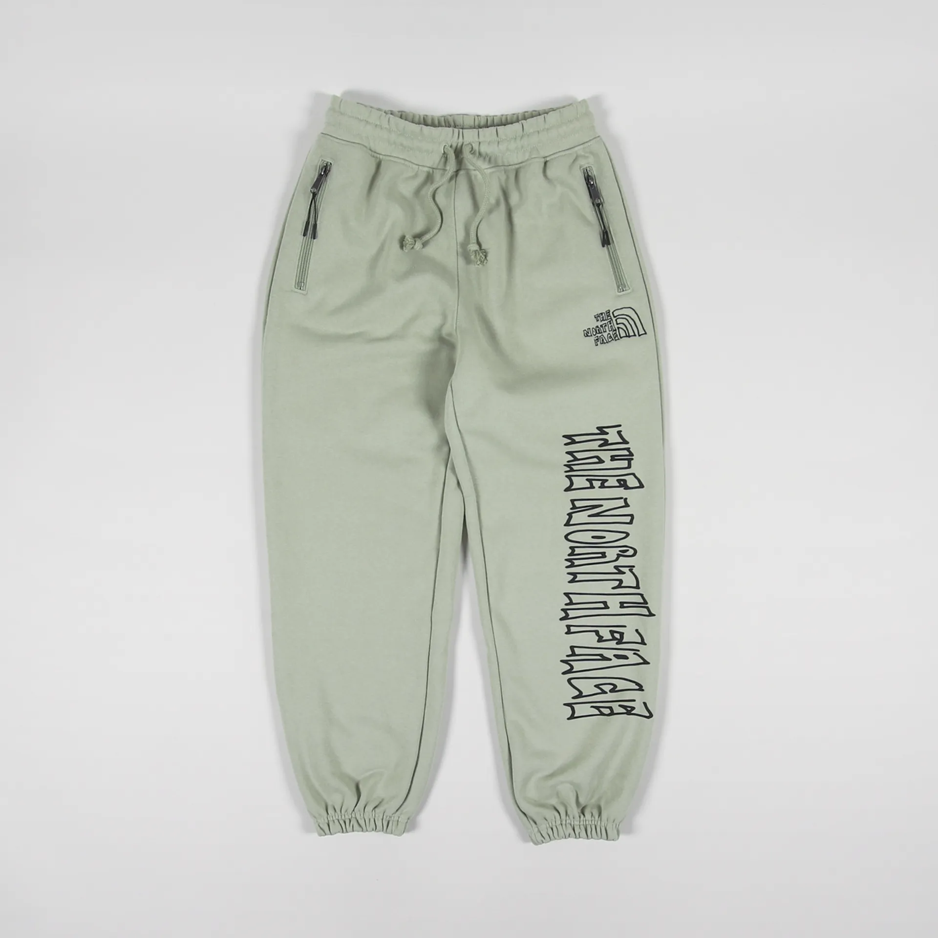 The North Face Printed Heavyweight Fleece Sweatpants Tea Green