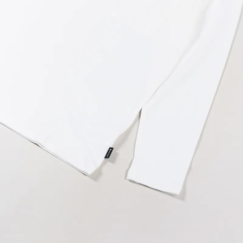 Snow Peak Printed Long Sleeve Camping Gear Logo T Shirt White-4