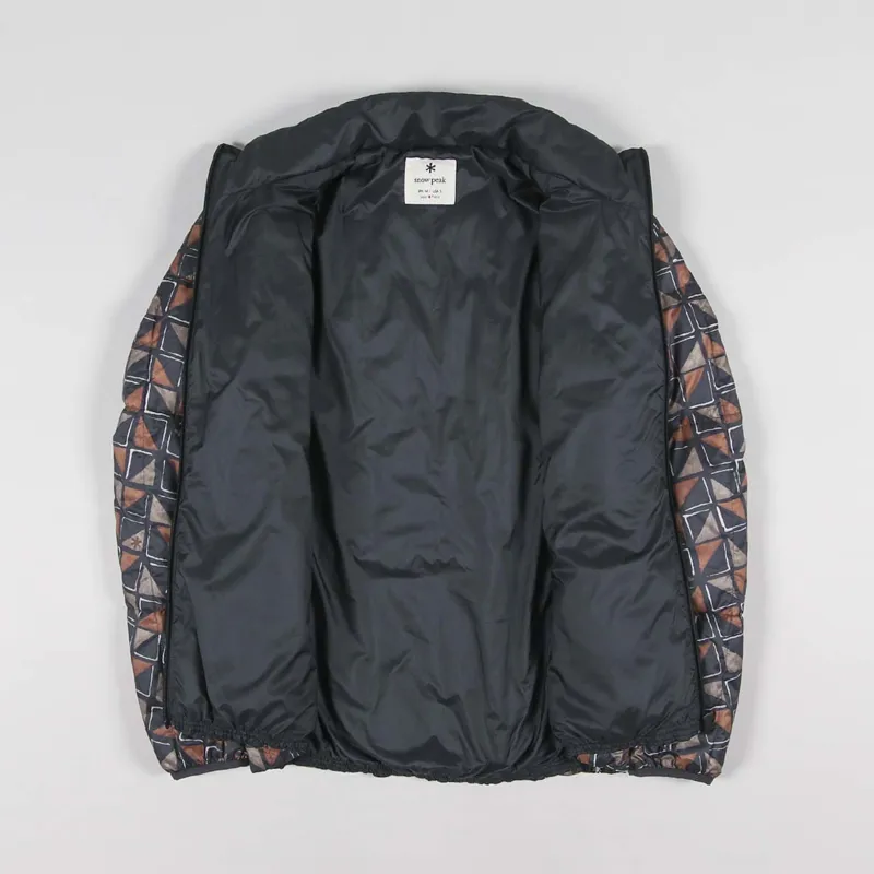 Snow Peak Printed Recycled Middle Down Jacket Red-1