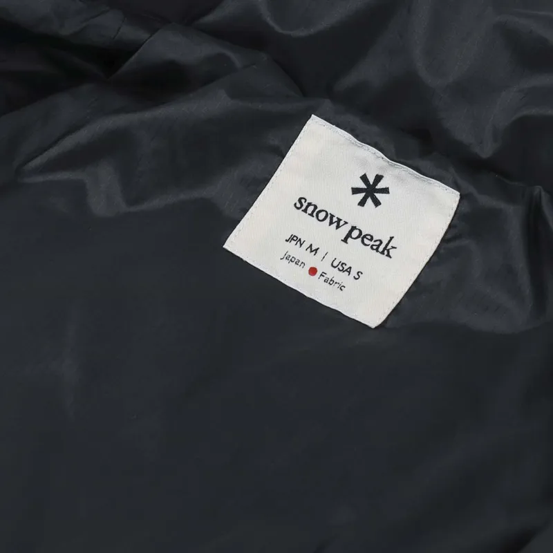 Snow Peak Printed Recycled Middle Down Jacket Red-8