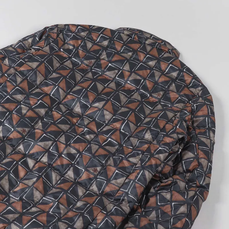 Snow Peak Printed Recycled Middle Down Jacket Red-5