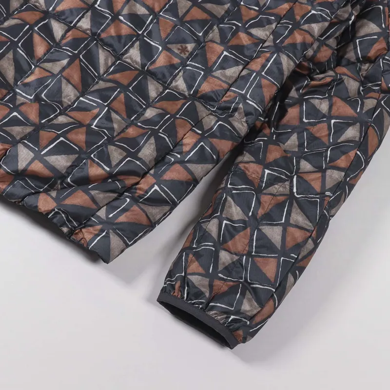 Snow Peak Printed Recycled Middle Down Jacket Red-6