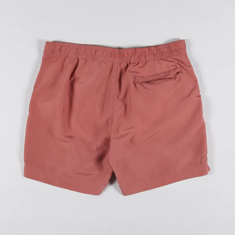 Far Afield Capri Swim Shorts Mahogany Pink-1