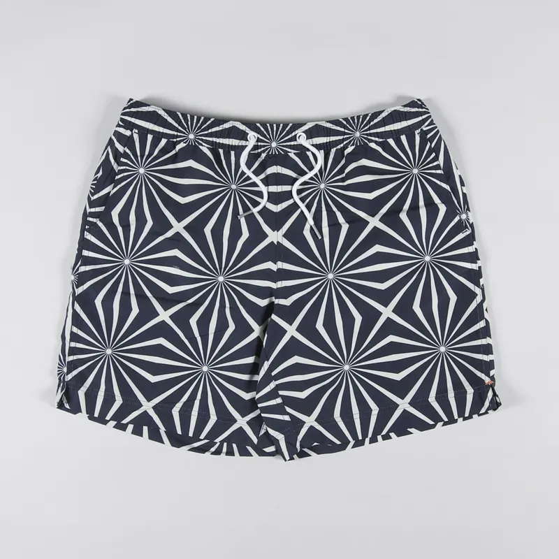 Far Afield Printed Swim Shorts Tenteo Print Blue