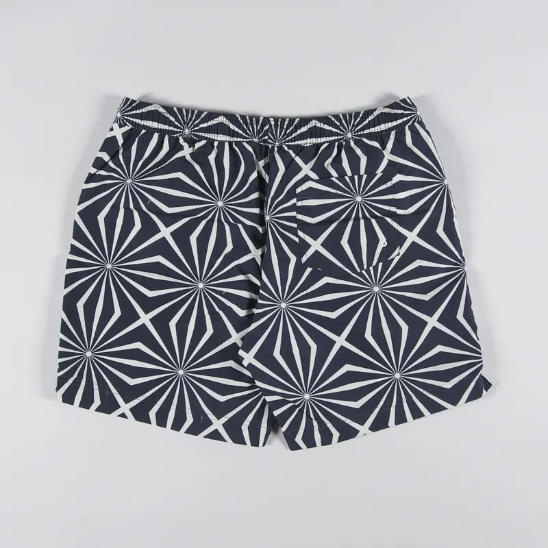 Far Afield Printed Swim Shorts Tenteo Print Blue-1