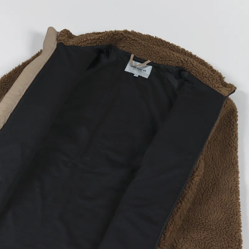 Carhartt WIP Prentis Liner Tawny Leather-4