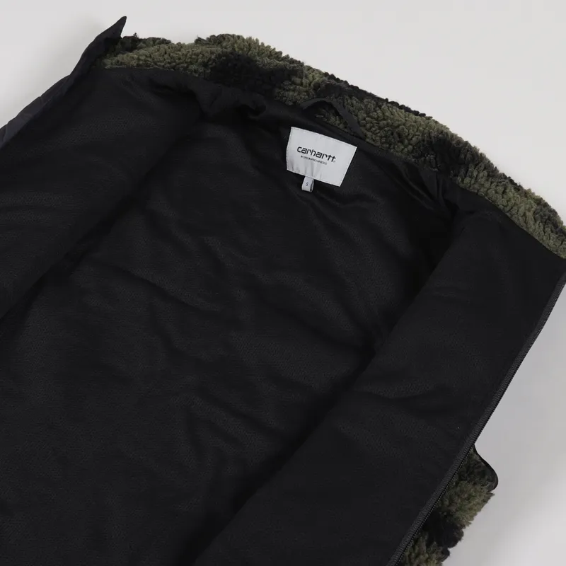 Carhartt WIP Prentis Vest Liner Camo Blur Green-4