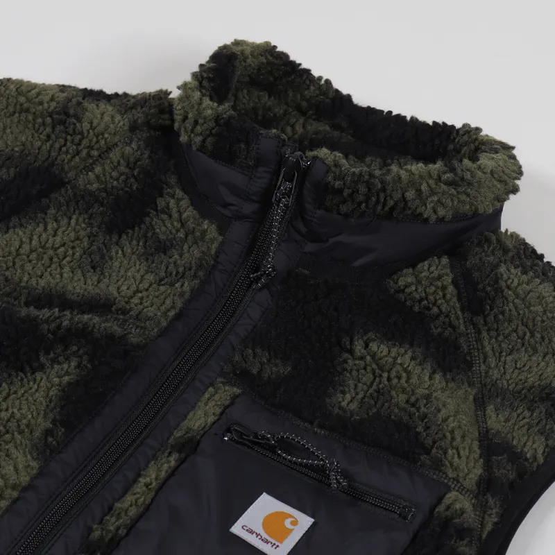 Carhartt WIP Prentis Vest Liner Camo Blur Green-9