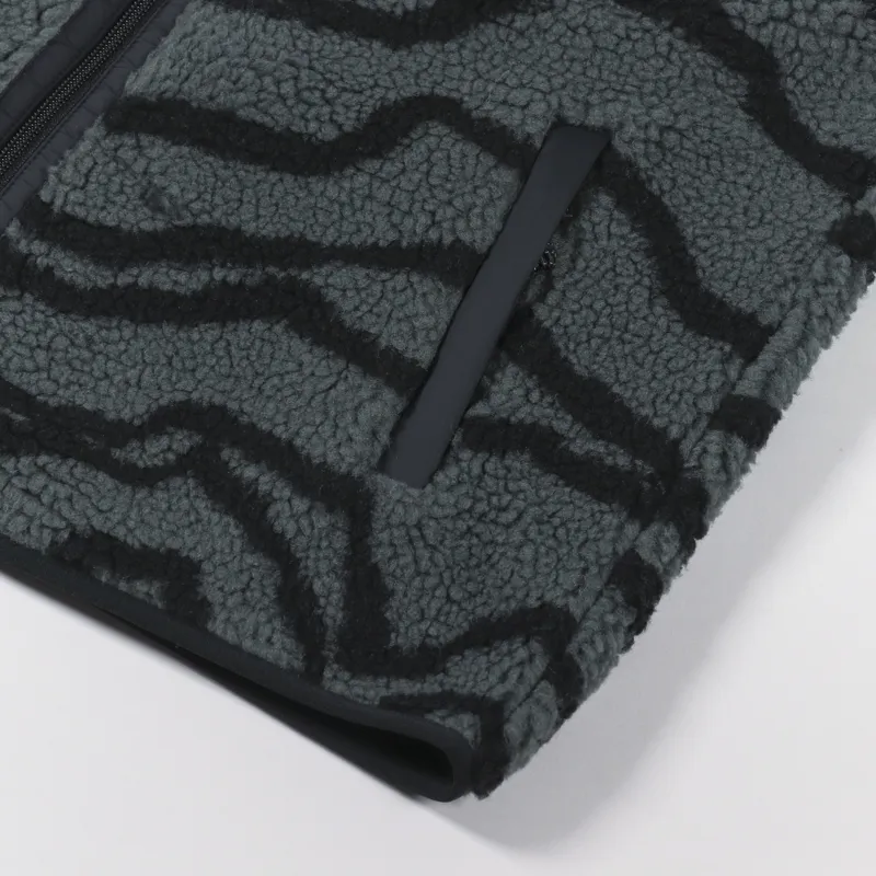 Carhartt WIP Prentis Vest Liner Deep Freeze Jacquard Slate Black-7