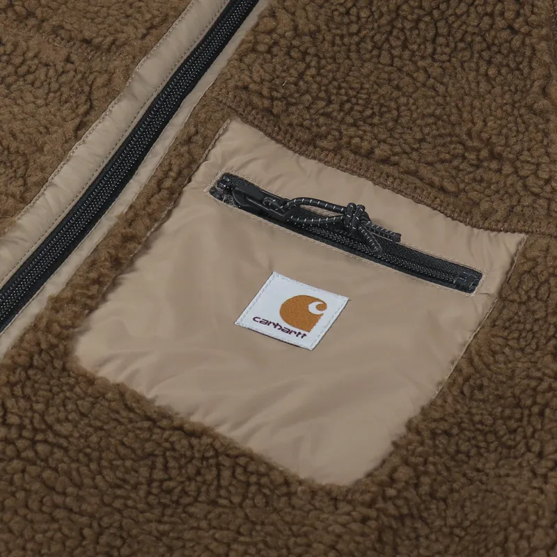 Carhartt WIP Prentis Vest Liner Tawny Leather-6