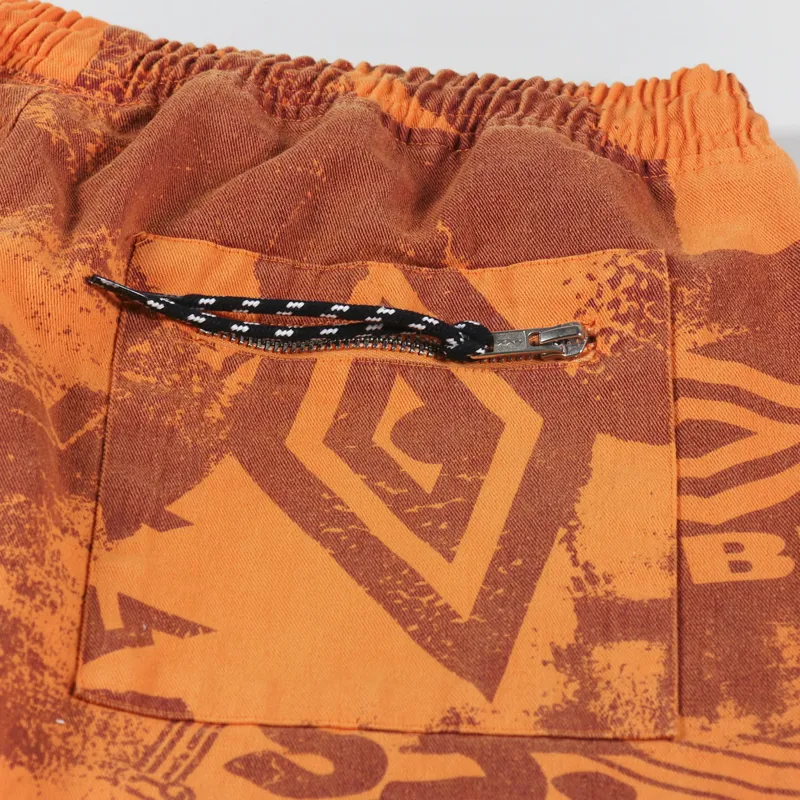 Aries X Umbro Pro 64 Shorts Orange-5