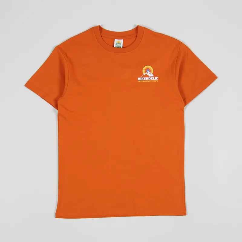 orange crew neck t shirt