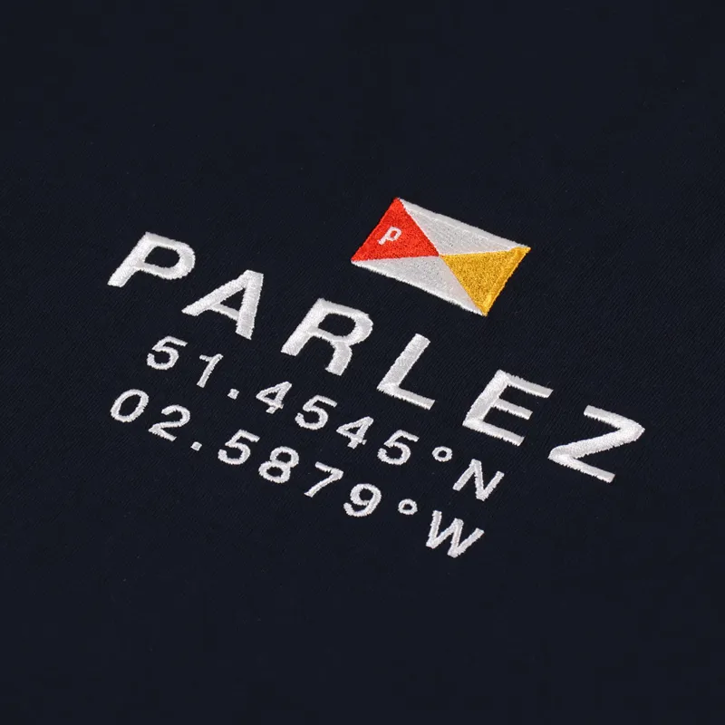 Parlez Prospect T Shirt Navy-1
