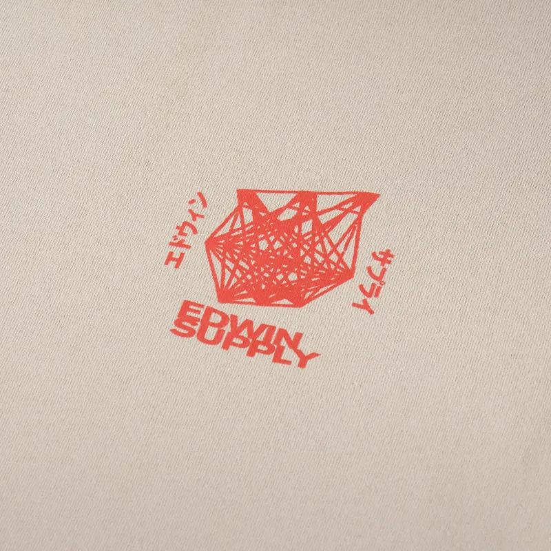 Edwin Protect Ya Lungs T Shirt White Pepper-5