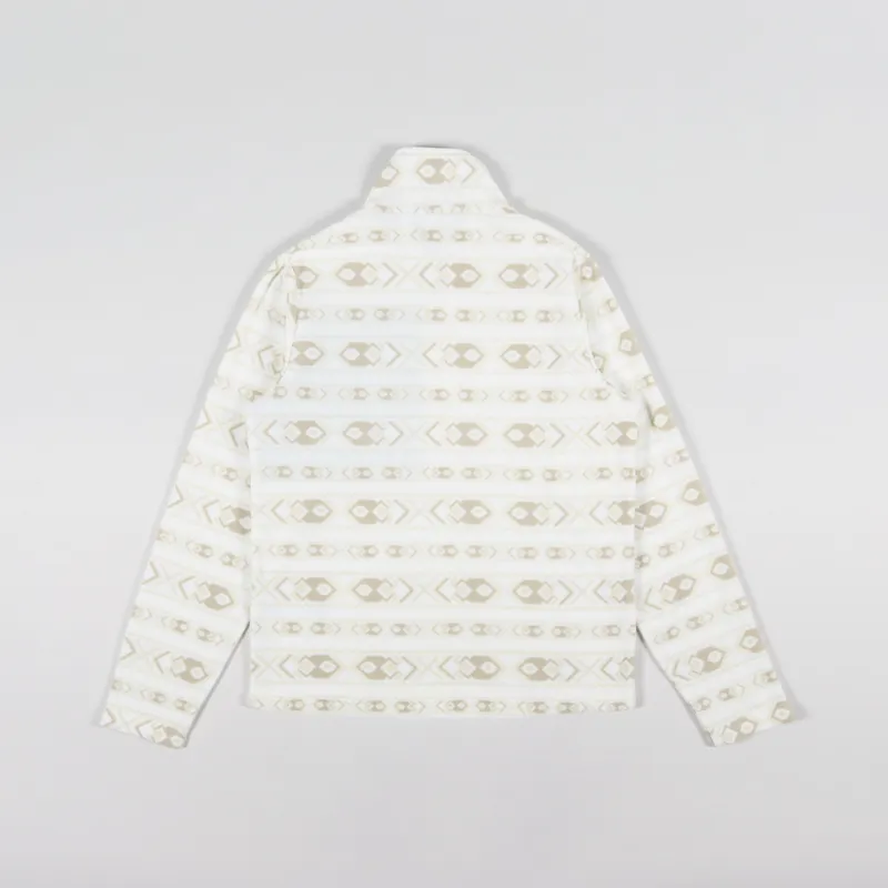 Berghaus Prism Printed Trango Half Zip Fleece Coconut Milk-1