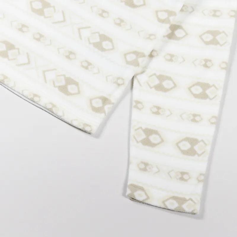 Berghaus Prism Printed Trango Half Zip Fleece Coconut Milk-6