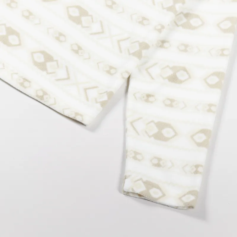 Berghaus Prism Printed Trango Half Zip Fleece Coconut Milk-4