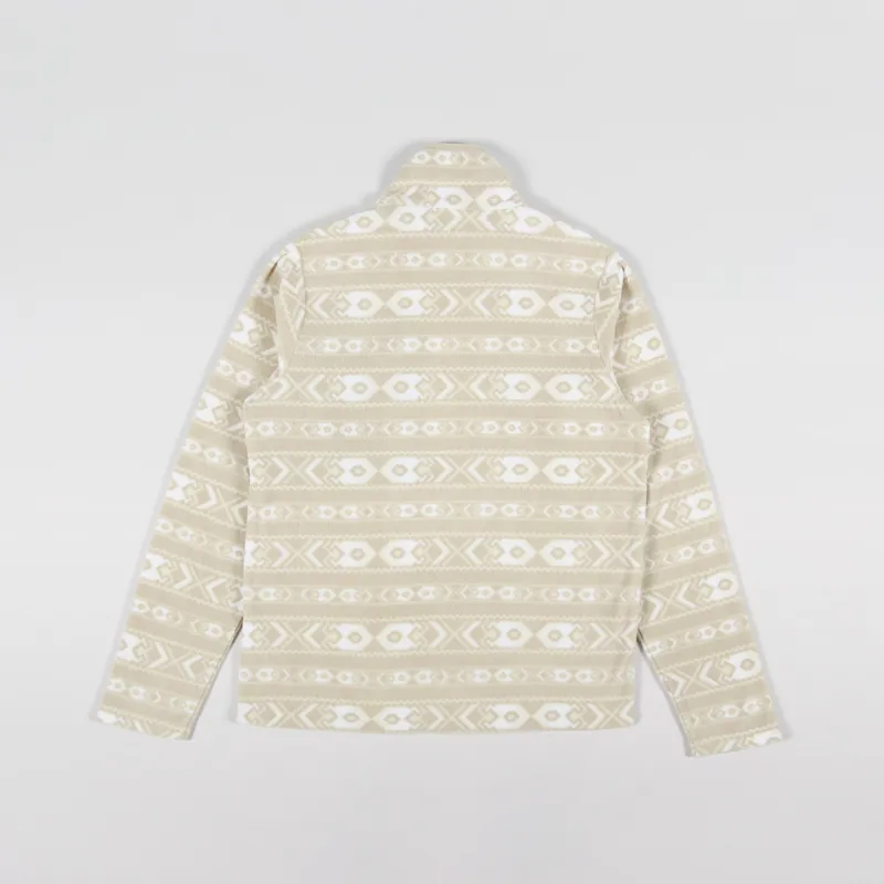 Berghaus Prism Printed Trango Half Zip Fleece Natural-1