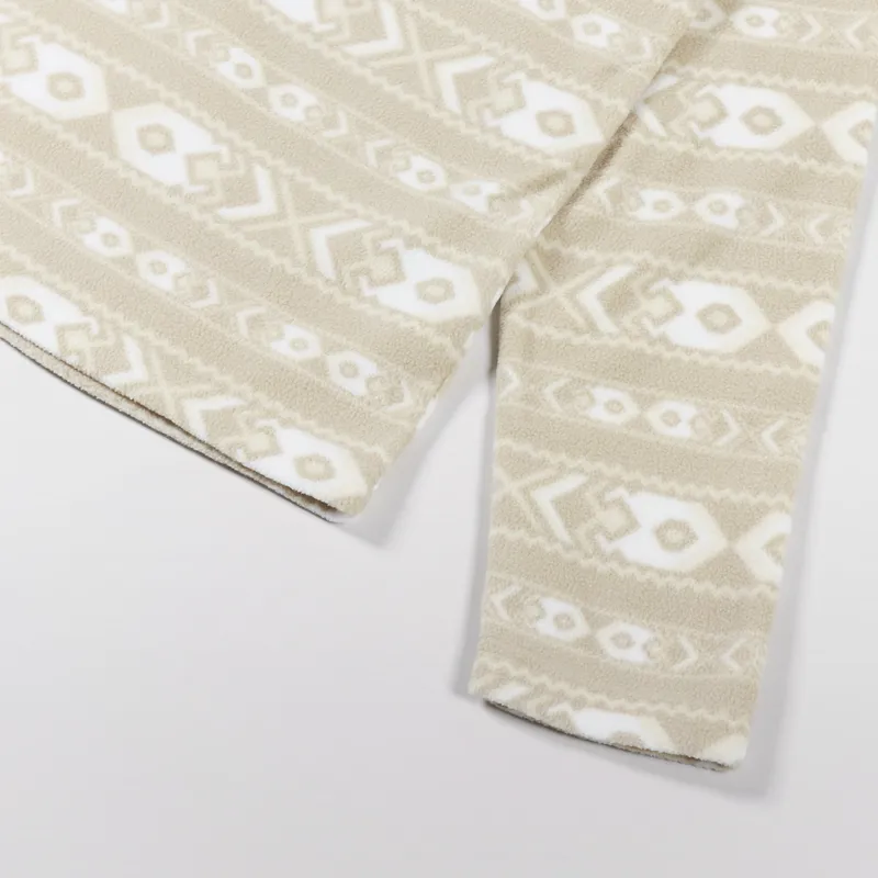 Berghaus Prism Printed Trango Half Zip Fleece Natural-4