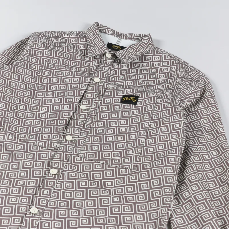 Stan Ray Prison Shirt Natural Labyrinth-2