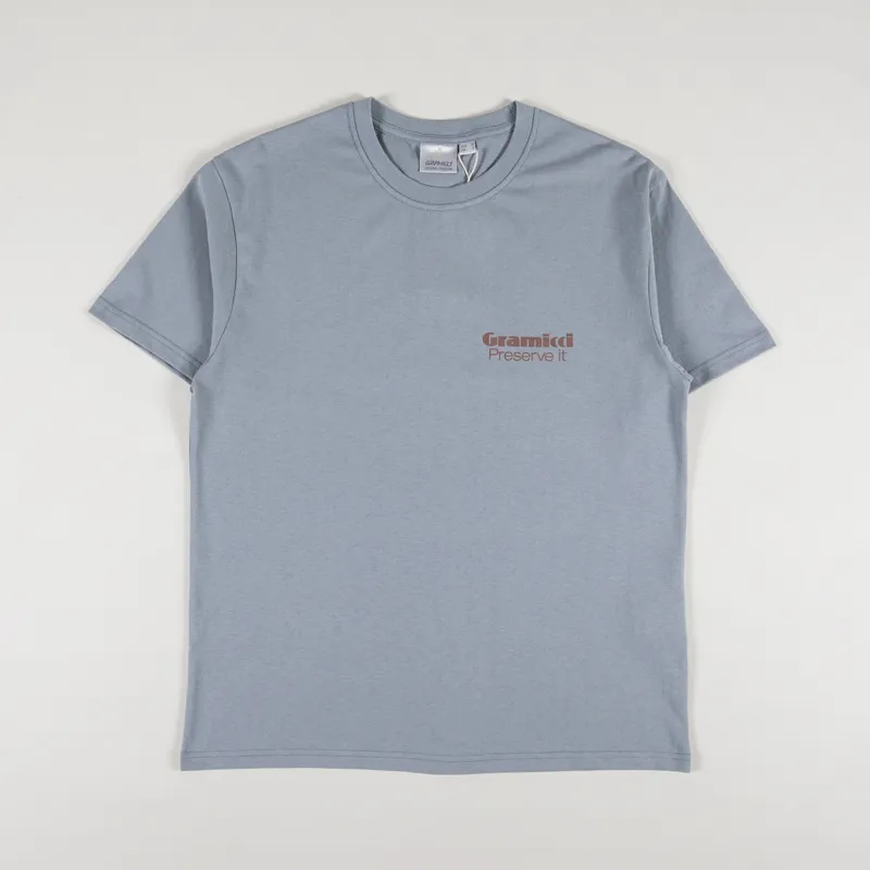 Gramicci Preserve It T Shirt Slate-1