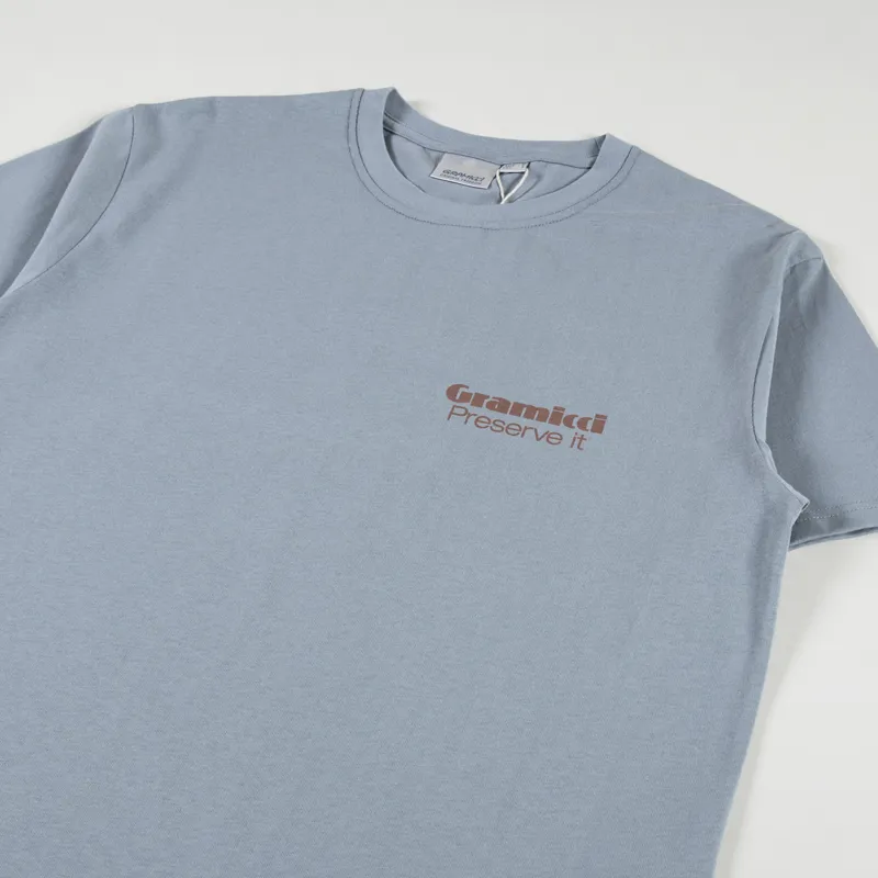 Gramicci Preserve It T Shirt Slate-2