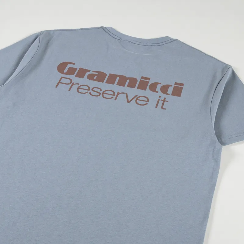Gramicci Preserve It T Shirt Slate-3