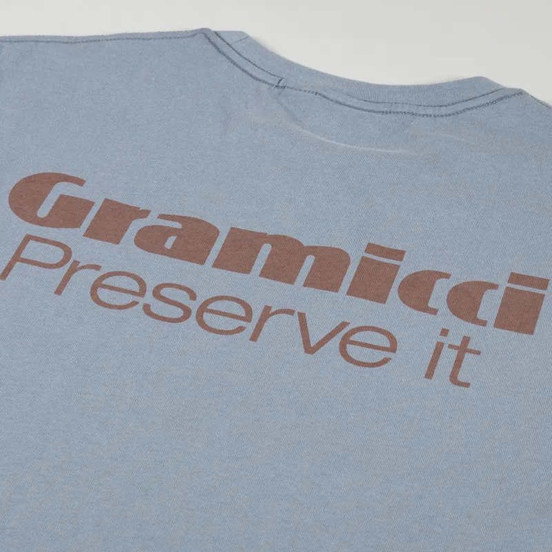 Gramicci Preserve It T Shirt Slate-5