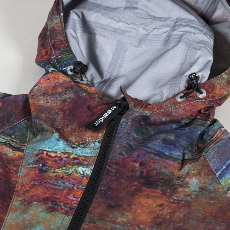 And Wander Pertex Printed Waterproof Jacket Multi-6