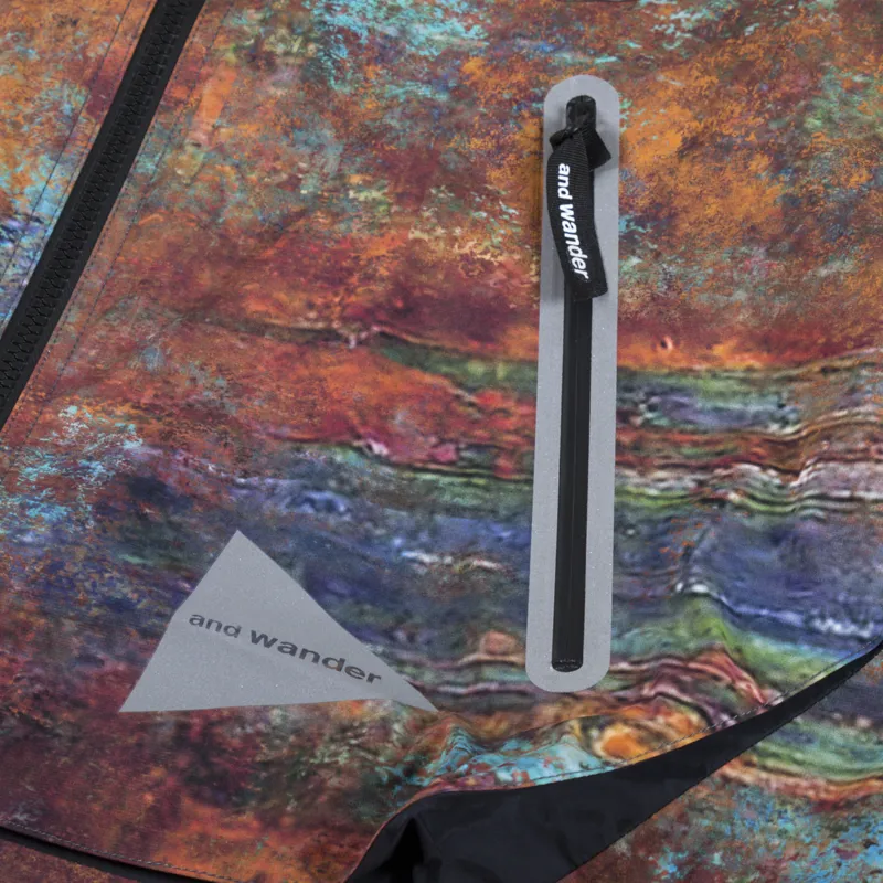 And Wander Pertex Printed Waterproof Jacket Multi-9