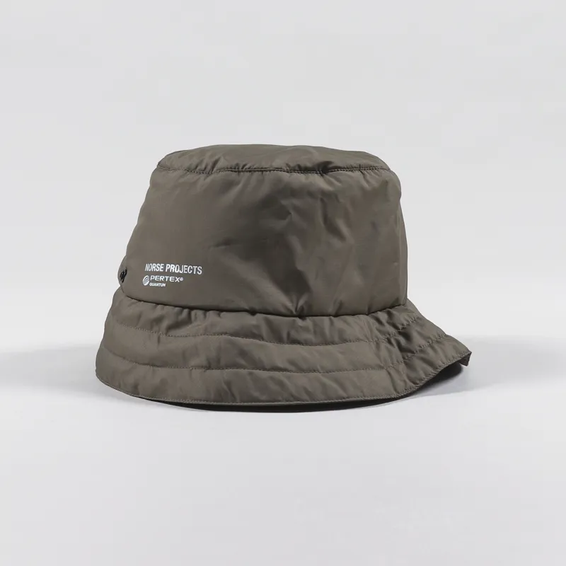 Norse Projects Pertex Quantum Bucket Hat Shale Stone-3
