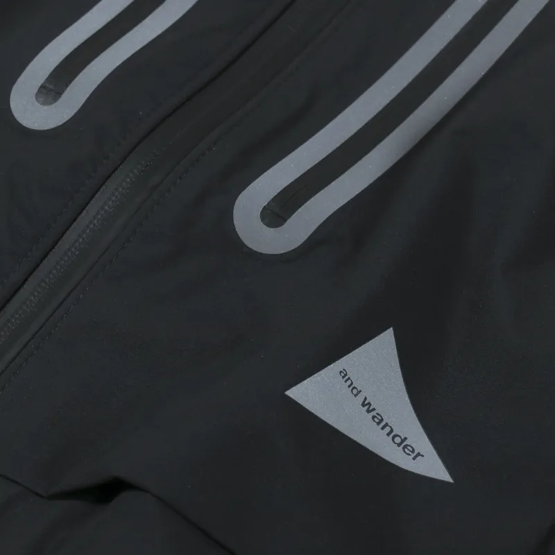 And Wander Pertex Shield Rain Jacket Black-8