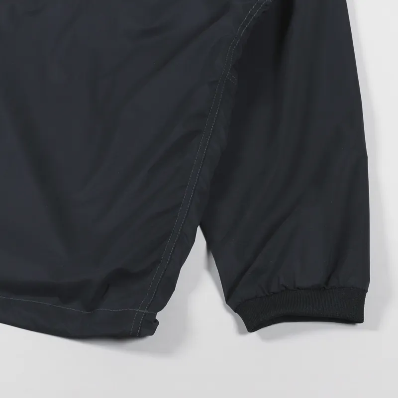 And Wander Mens Pertex Wind Long Sleeve Pullover T Shirt Black