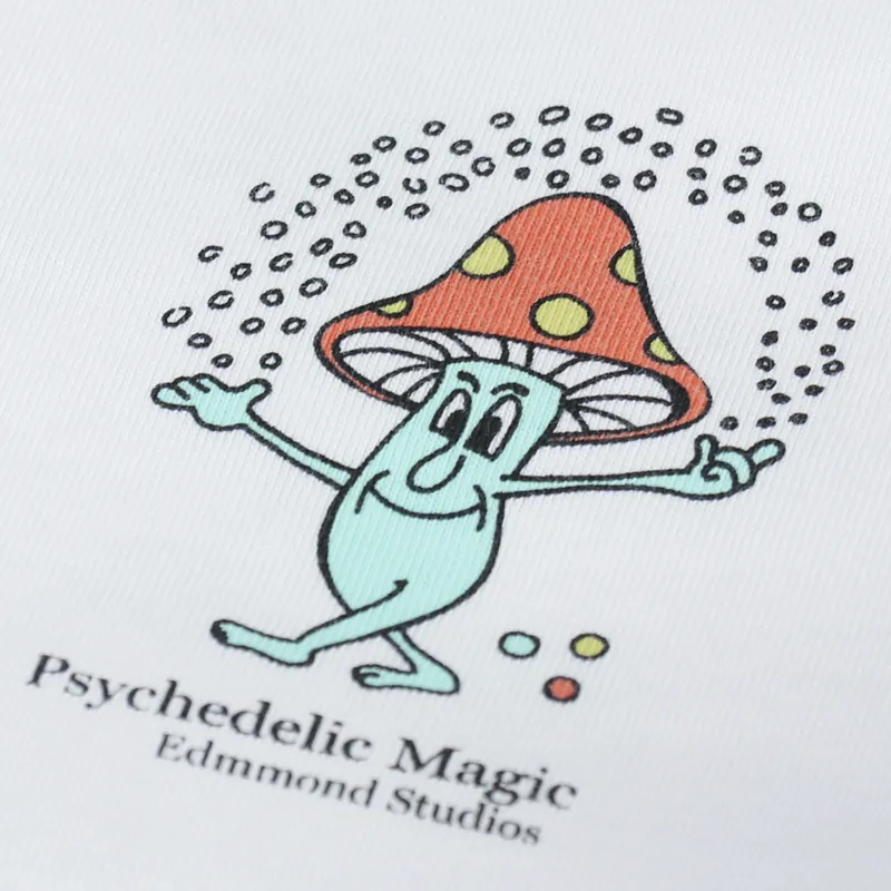 Edmmond Studios Psychedelic Magic T Shirt White-3