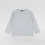 FrizmWORKS Patch Stripe Boat Neck T Shirt Grey