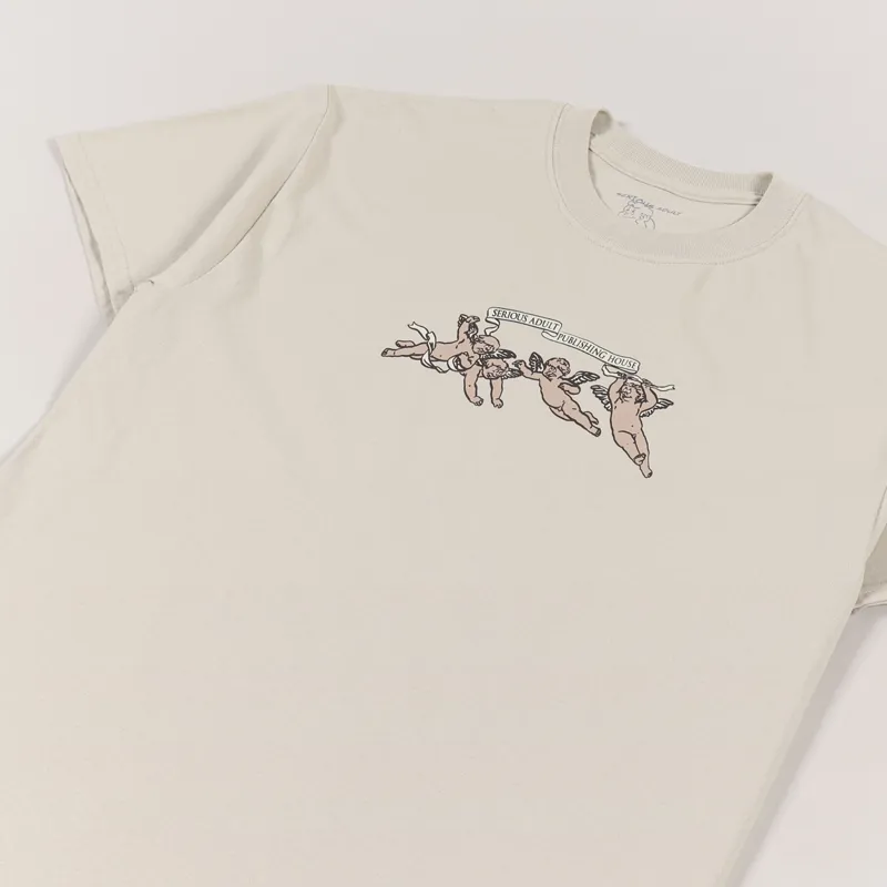 Serious Adult Publishing House T Shirt Sand-1