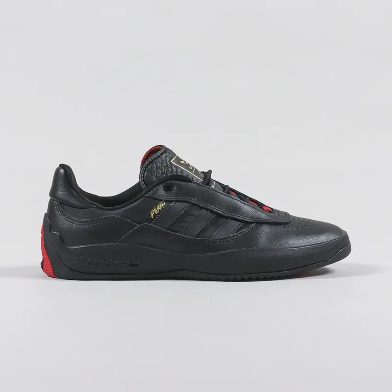 Adidas Skateboarding Puig Shoes Black Scarlet-4